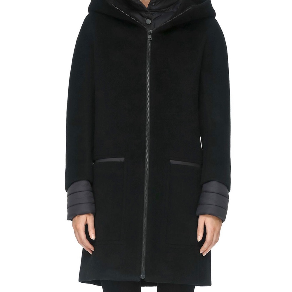 Soia & Kyo Rosalia Coat, black, med, NWT